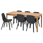 Tisch und 6 Stühle Eiche/anthrazit Angebote von EKEDALEN / ODGER bei IKEA Stendal für 678,94 €
