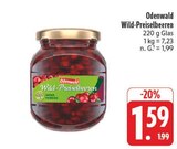 Wild-Preiselbeeren Angebote von Odenwald bei E center Amberg für 1,59 €