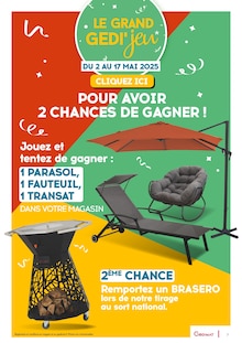 Promotion Echelle Télescopique dans le prospectus Gedimat, valable du 02/05/2025 au 17/05/2025 Promo Echelle Télescopique dans le catalogue Gedimat du moment à la page 7
