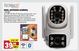Dual-Outdoor-Kamera TX-328 Angebote von Technaxx bei E center Schwäbisch Gmünd für 39,99 €