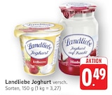 Joghurt Erdbeere Angebote von Landliebe bei E center Singen für 0,49 €