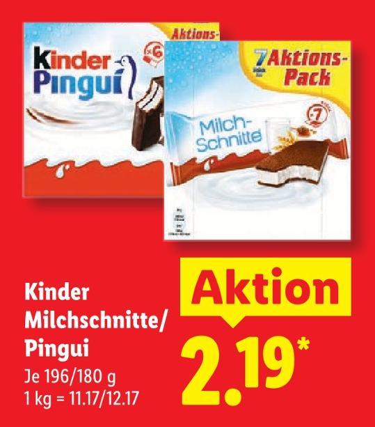 Milchschnitte/ Pingui