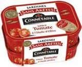 SARDINES SANS ARÊTES - CONNETABLE en promo chez Supermarchés Match Amiens à 7,50 €