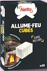 Allume-feu cubes x40 - NETTO en promo chez Netto Le Raincy à 1,19 €