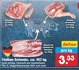 Halbes Schwein im Netto Marken-Discount Prospekt Halbes Schwein im aktuellen Netto Marken-Discount Prospekt für 3,33 €