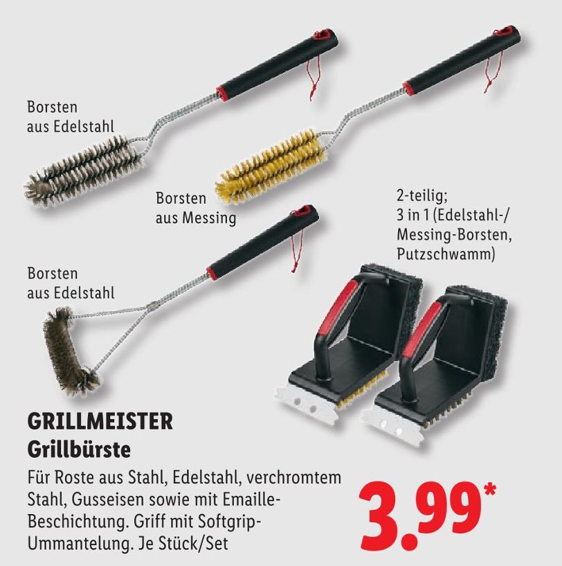 Grillbürste Messingborsten