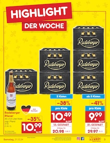 Radeberger im Netto Marken-Discount Prospekt "Aktuelle Angebote" mit 56 Seiten (Dresden)