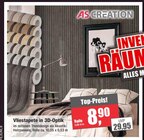 Vliestapete in 3D-Optik Angebote von AS Creation bei Witthus Heimtex-Fachmarkt GmbH Bremen für 8,90 €