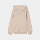 Sweat zippé à capuche molleton gris foncé garçon en promo chez La Halle Sweat zippé à capuche molleton gris foncé garçon dans le catalogue La Halle