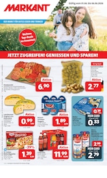 Markant Nordwest Prospekt für Detmold mit 12 Seiten Markant Nordwest Prospekt für Detmold: "DER MARKT FÜR GUTES ESSEN UND TRINKEN", 12 Seiten, 01.06.2026 - 06.06.2026