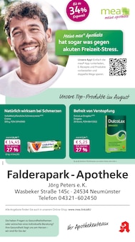 mea - meine apotheke Prospekt der KW 31 "Unsere August-Angebote" Aktueller mea - meine apotheke Prospekt "Unsere August-Angebote" Seite 1 von 4 Seiten