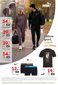 Catalogue Sport 2000 de la semaine 49, "Pour Noël, offrez leurs marques préférées à petits prix", page 2, 01/12/2025 - 25/12/2025 Prospectus Sport 2000 en cours, "Pour Noël, offrez leurs marques préférées à petits prix", page 2 sur 8
