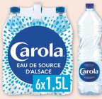 Eau de source d'Alsace Nature - Carola en promo chez Hyper U Reims à 1,29 €