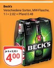 Aktuelles Beck's Angebot bei GLOBUS in Braunschweig ab 4,00 €