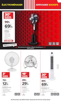Promotion Ventilateur Colonne dans le prospectus Carrefour, valable du 23/06/2026 au 06/07/2026 Promo Ventilateur Colonne dans le catalogue Carrefour du moment à la page 5