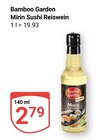 Mirin Sushi Reiswein im Angebot bei GLOBUS in Wiesbaden Mirin Sushi Reiswein Angebote von Bamboo Garden bei GLOBUS Wiesbaden für 2,79 €