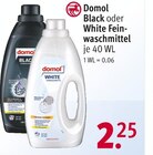 Black oder White Feinwaschmittel von Domol im aktuellen Rossmann Prospekt für 2,25 €