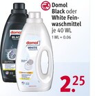 Black oder White Feinwaschmittel im Rossmann Prospekt Black oder White Feinwaschmittel von Domol im aktuellen Rossmann Prospekt für 2,25 €