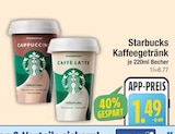 Kaffeegetränk Cappuccino Angebote von Starbucks bei E center Rosenheim für 1,49 €