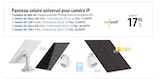 Panneau solaire universel pour caméra ip modèle 3w / micro-usb - REVOLT à 17,95 € dans le catalogue PEARL