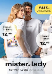 T-Shirt Angebot & Preis im aktuellen Mister Lady Prospekt T-Shirt Angebot im aktuellen Mister Lady Prospekt auf Seite 1