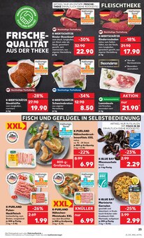 Hackfleisch im Kaufland Prospekt "Aktuelle Angebote" mit 67 Seiten (Freiburg (Breisgau))