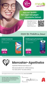 Saft im mea - meine apotheke Prospekt "Unsere Januar-Angebote" mit 4 Seiten (Duisburg)