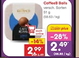 CoffeeB Balls im Angebot bei Netto Marken-Discount in Nordhorn CoffeeB Balls Angebote bei Netto Marken-Discount Nordhorn für 2,49 €