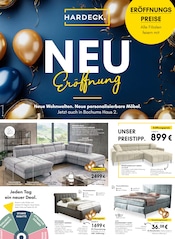 Couch im HARDECK Prospekt in Essen Aktueller HARDECK Prospekt mit Couch, "Neueröffnung", Seite 1