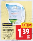 Naturjoghurt von Hemme Milch für 1,39 € bei EDEKA im Angebot Naturjoghurt von Hemme Milch im aktuellen EDEKA Prospekt