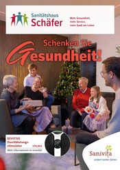 Aktueller Sanitätshaus Schäfer Sanitätshaus Prospekt in Ehringshausen und Umgebung, "Schenken Sie Gesundheit!" mit 6 Seiten, 13.11.2024 - 31.01.2025