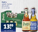 Potts Landbier bei Getränkewelt im Bottrop Prospekt für 13,99 €