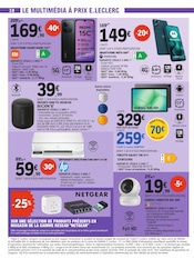 Promos Accessoires téléphone portable dans le catalogue "Vague de fraîcheur sur votre budget" de E.Leclerc Accessoires téléphone portable en promo dans le catalogue E.Leclerc à la page 38
