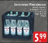 E center - Mineralwasser Angebot im Prospekt Mineralwasser bei E center im Prospekt "" für 5,99 €