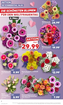 Blumen im Kaufland Prospekt "Aktuelle Angebote" mit 56 Seiten (Würzburg)