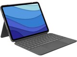 Combo Touch für iPad Pro 11 Zoll (1., 2., 3. und 4. Generation) Tastatur-Case Oxford Grey von LOGITECH im aktuellen MediaMarkt Saturn Prospekt