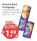 Fertigteige von Knack & Back im aktuellen V-Markt Prospekt für 1,49 €
