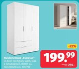 Kleiderschrank „Espresso“ im Angebot bei Segmüller in Dormagen Kleiderschrank „Espresso“ Angebote bei Segmüller Dormagen für 199,99 €