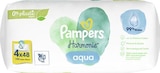 Lingettes Aqua HARMONIE 0% - Pampers en promo chez Géant Casino Montpellier à 9,90 €