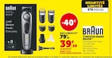 Tondeuse barbe - Braun en promo à 39,99 € chez Hyper U Tondeuse barbe - Braun dans le catalogue Hyper U