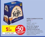 Bière d'Abbaye Rituel - Leffe en promo à 2,84 € chez Intermarché Bière d'Abbaye Rituel - Leffe dans le catalogue Intermarché