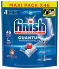 Capsules lave-vaisselle quantum all in 1 parfum frais x46 - FINISH en promo chez Intermarché Super Aurillac à 1,79 €