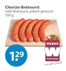 Chorizo-Bratwurst von WEBER im aktuellen V-Markt Prospekt für 1,29 €