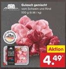 Gulasch gemischt vom Schwein und Rind Angebote von Gut Ponholz bei Netto Marken-Discount Wismar für 4,49 €