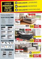 Schlafzimmer im Zurbrüggen Prospekt in Castrop-Rauxel Aktueller Zurbrüggen Prospekt mit Schlafzimmer, "POLSTER- & BOXSPRINGBETTEN TAUSCHAKTION", Seite 3
