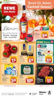 REWE Prospekt Rees "Dein Markt" mit 33 Seiten