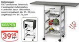 Küchenwagen im Angebot bei GLOBUS in Bochum Küchenwagen Angebote von Kesper bei GLOBUS Bochum für 39,99 €