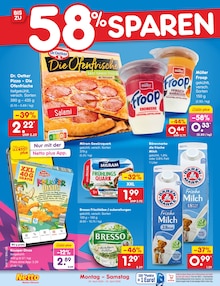 Milch im Netto Marken-Discount Prospekt "Aktuelle Angebote" mit 61 Seiten (Kassel)