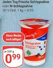 Frische Schlagsahne Angebote von Jeden Tag bei GLOBUS Nettetal für 0,99 €
