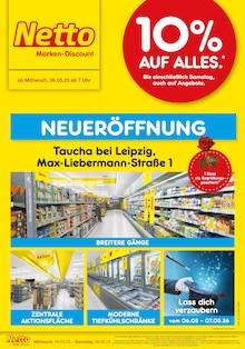 Netto Marken-Discount Prospekt Neueröffnung - 10% auf ALLES mit 6 Seiten
